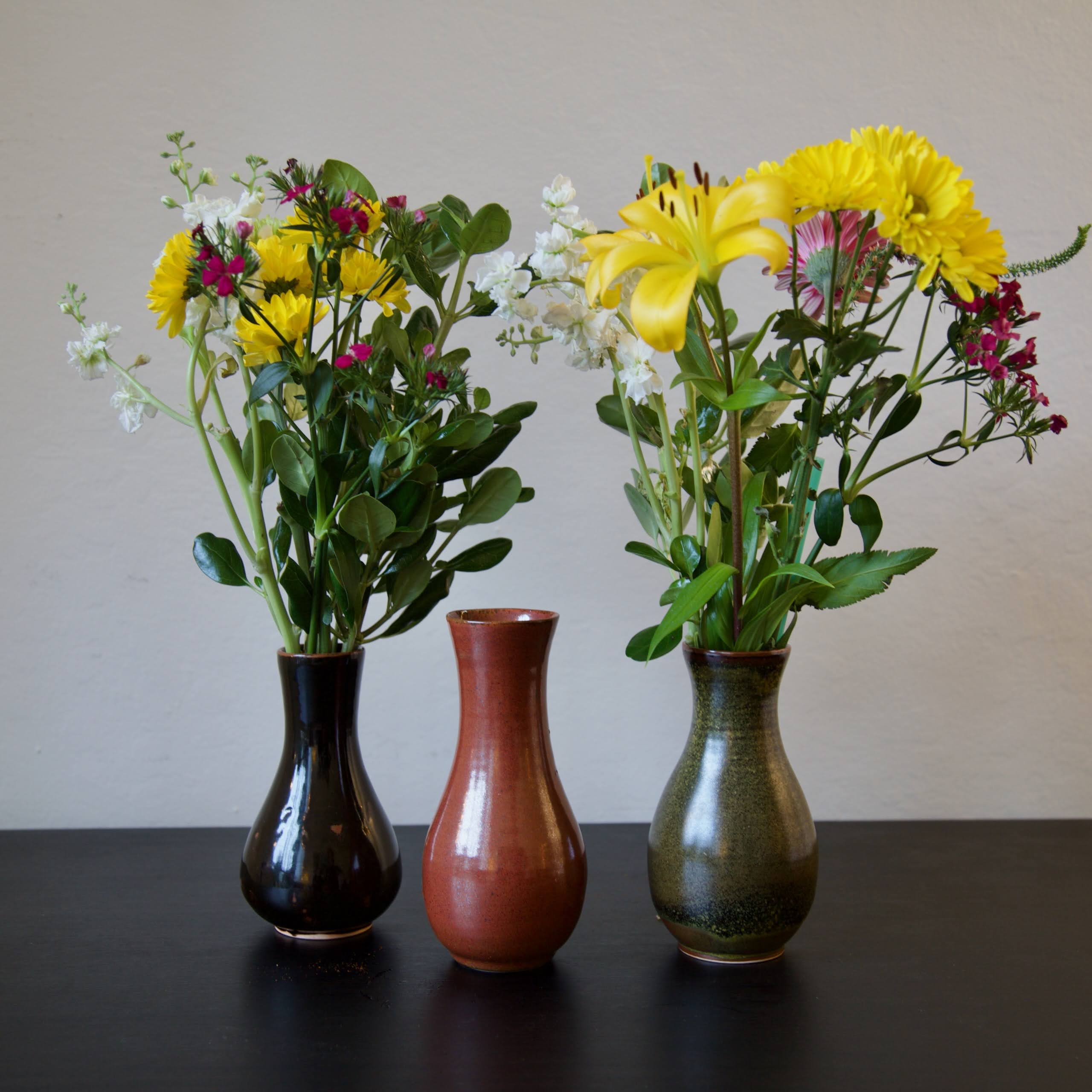 Wide vases, 3 pounds